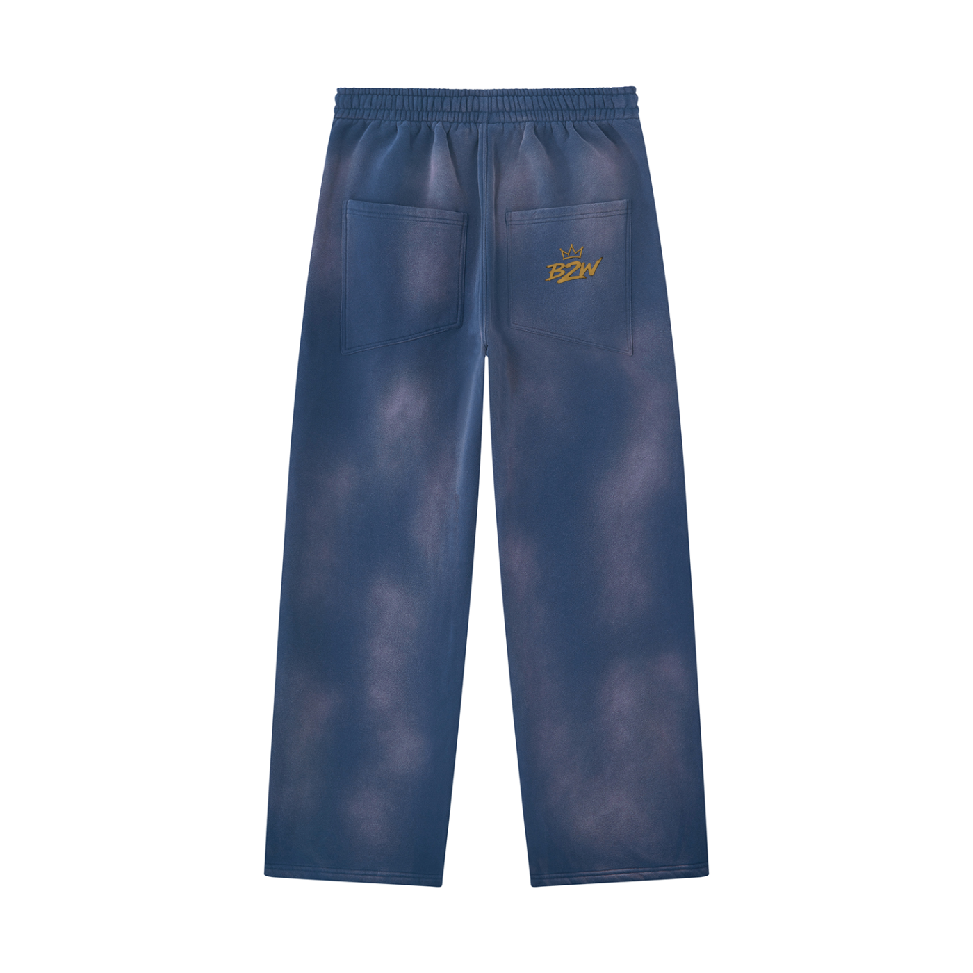 Unisex Sunfade Wide Leg Fleece Sweatpants