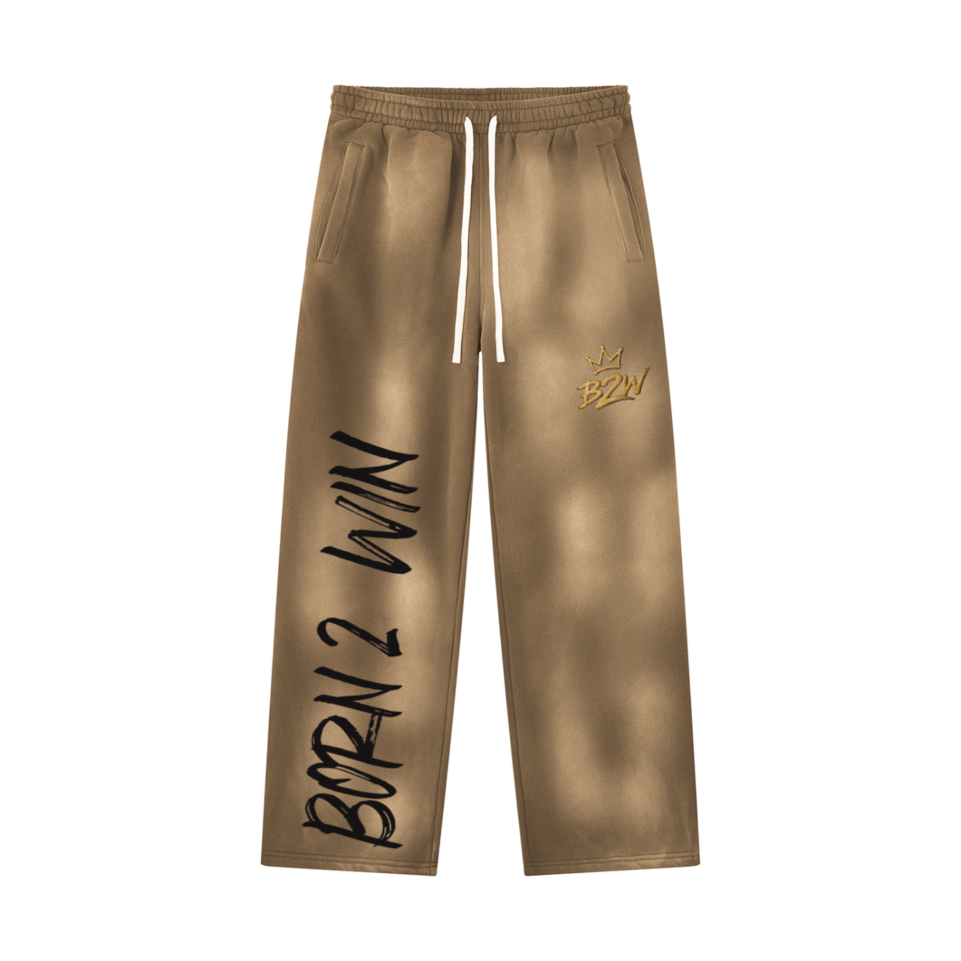 Unisex Sunfade Wide Leg Fleece Sweatpants