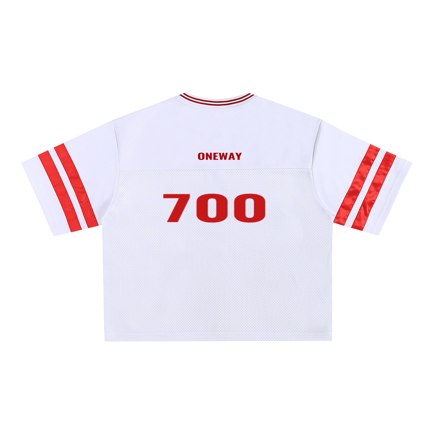 Taped Mesh Boxy T-Shirt